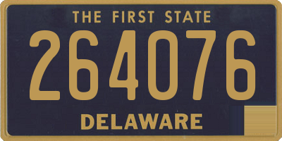 DE license plate 264076
