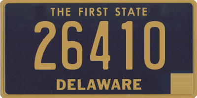 DE license plate 26410