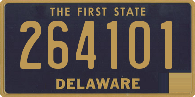 DE license plate 264101