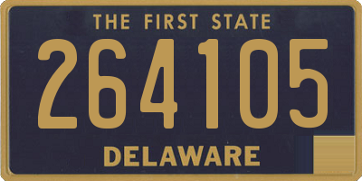 DE license plate 264105