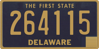 DE license plate 264115