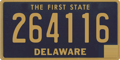 DE license plate 264116