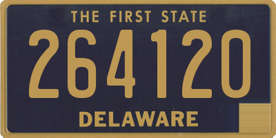DE license plate 264120