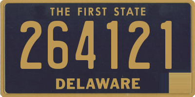 DE license plate 264121