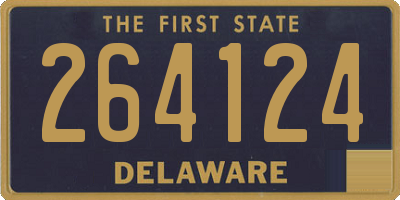 DE license plate 264124