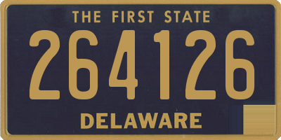 DE license plate 264126