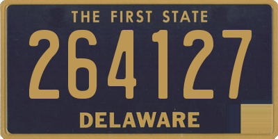 DE license plate 264127