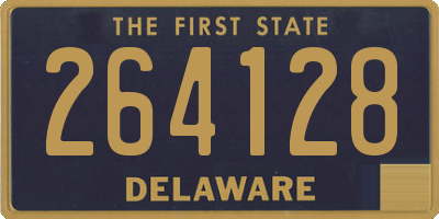DE license plate 264128