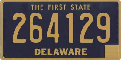 DE license plate 264129