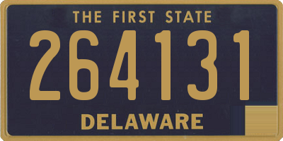 DE license plate 264131
