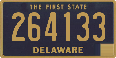 DE license plate 264133