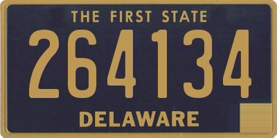 DE license plate 264134