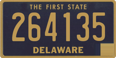 DE license plate 264135