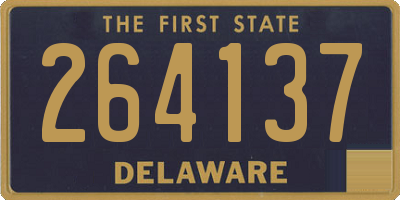 DE license plate 264137