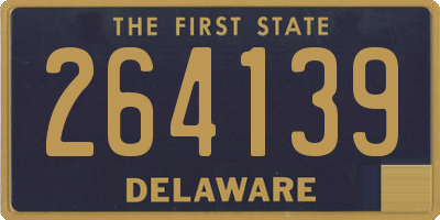 DE license plate 264139