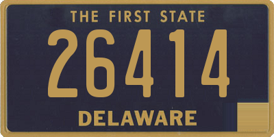 DE license plate 26414