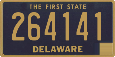 DE license plate 264141