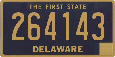 DE license plate 264143