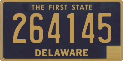DE license plate 264145