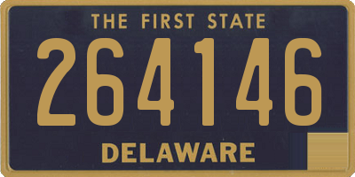 DE license plate 264146