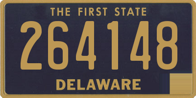 DE license plate 264148