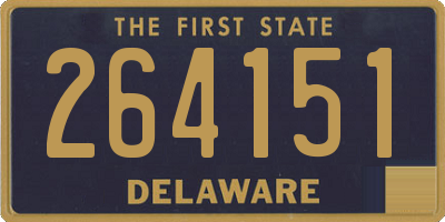 DE license plate 264151