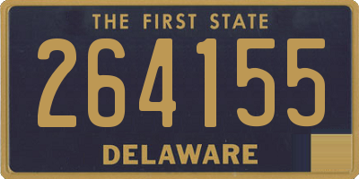 DE license plate 264155