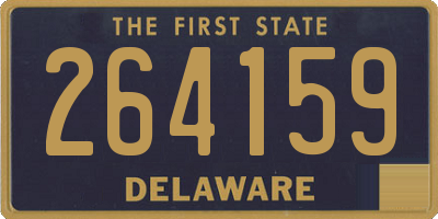 DE license plate 264159