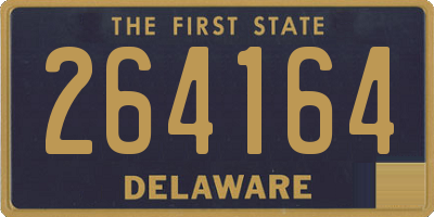 DE license plate 264164