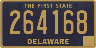 DE license plate 264168