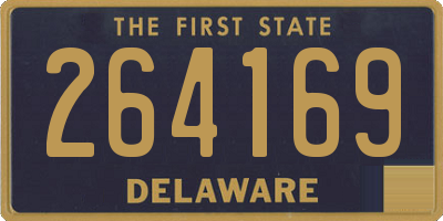 DE license plate 264169