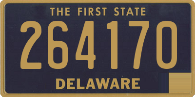 DE license plate 264170