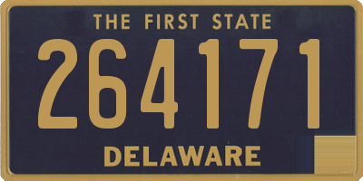 DE license plate 264171