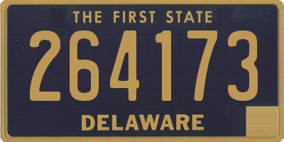 DE license plate 264173