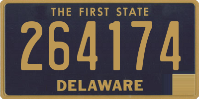 DE license plate 264174