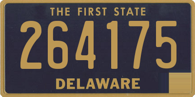 DE license plate 264175