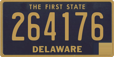 DE license plate 264176