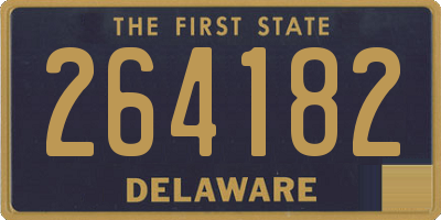DE license plate 264182