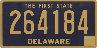 DE license plate 264184