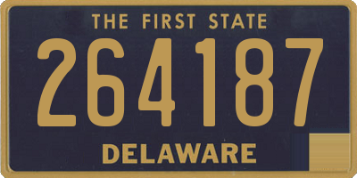 DE license plate 264187