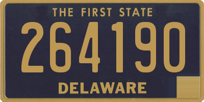 DE license plate 264190