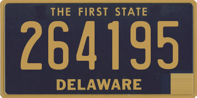DE license plate 264195