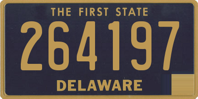 DE license plate 264197