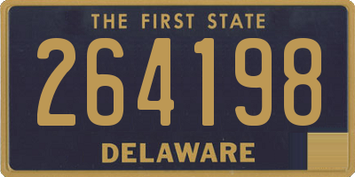 DE license plate 264198