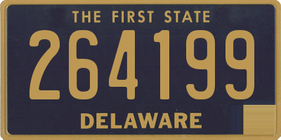 DE license plate 264199