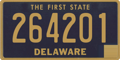 DE license plate 264201