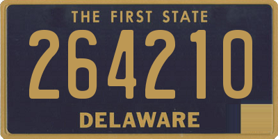 DE license plate 264210