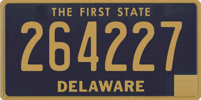 DE license plate 264227