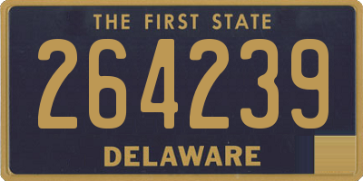 DE license plate 264239