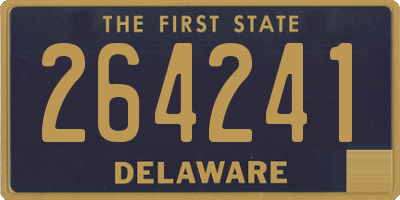DE license plate 264241